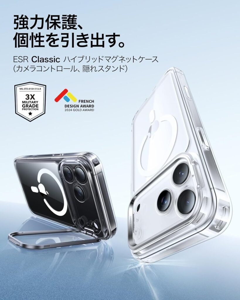 iPhone 17promax magnet clear case